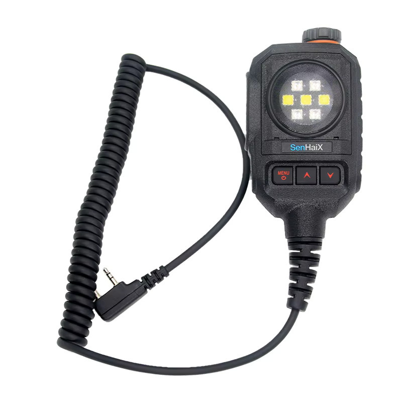 Sennheiser Schultermikrofon K-Typ Walkie-Talkie-Mikrofon in Schwarz für Funkgeräte wie Sennheiser 8800, 8600 und Quansheng UV-K5, UV-K6 - Bild 3