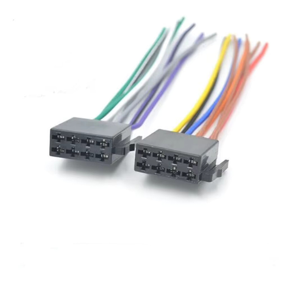 HpLive Auto Stereo Radio ISO Kabel Adapter Universal Stecker auf Buchse aus ABS für Automobil Zubehör - Bild 3