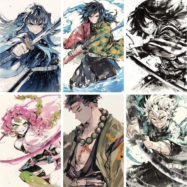 KAYOU Demon Slayer Tomioka Giyuu, Puzzle, 1.000 Teile - Bild 1