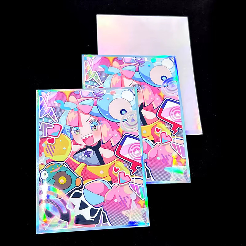 Pokemon Anime Girl Kartenhüllen Laser Shine Pink 60er Set - Bild 4