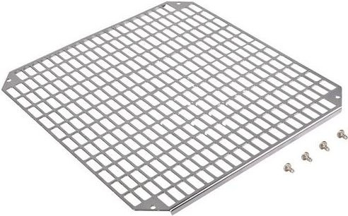 Fibox MPP ARCA 3030 Montageplatte aus verzinktem Stahl in Silber, Breite: 25 cm, Tiefe: 25 cm - Bild 1