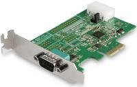 StarTech.com 4 Port PCI Express RS232 Serieller Adapter mit 16950 UART und 256-Byte FIFO Cache in Grün - Bild 1