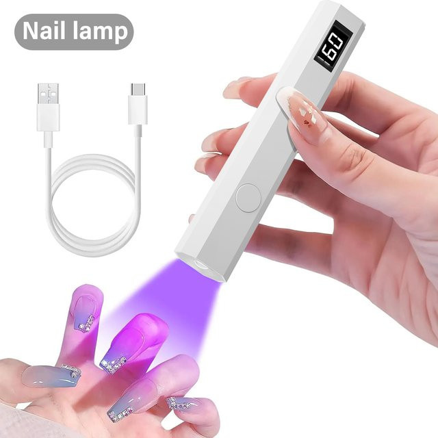 YIKOOLIN UV-LED-Nagellampe, 3W, Tragbarer Mini-Gel-Lack-Trockner - Bild 1