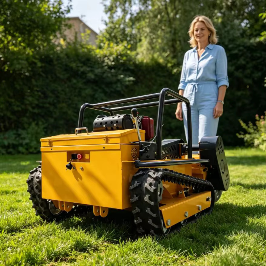 MOWBEAR Steilhang-Raupenmäher ZNW-1000Y in Gelb, ferngesteuerter Allterrain Rasenmäher mit 1000mm Schnittbreite - Bild 3