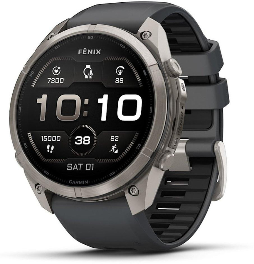 Garmin fēnix 9 Pro Smartwatch mit 3,81 cm AMOLED Touchscreen, 64 GB Speicher und GPS, 99 g - Bild 1
