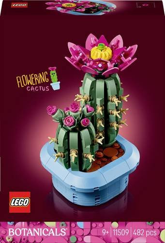 LEGO Botanicals 11509 Blühender Kaktus Set in Grün und Mehrfarbig - Bild 1