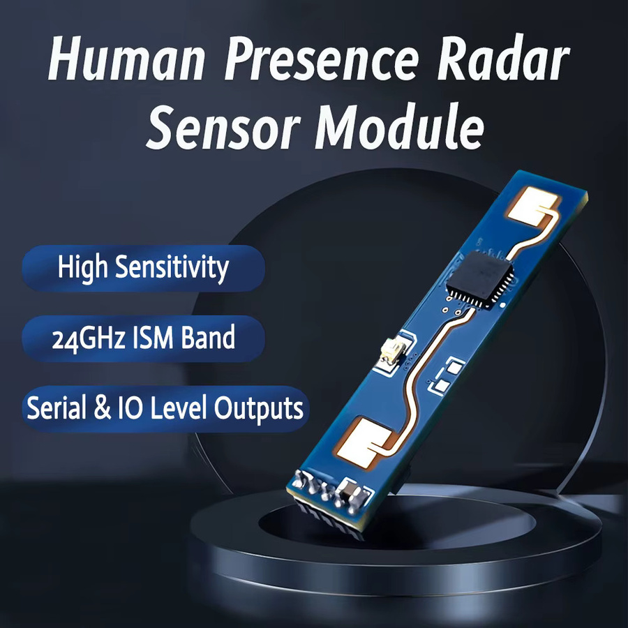 UICPAL Smart Millimeter Wave Radar Anwesenheitssensor HLK-LD2410B mit 24 GHz und Bluetooth zur Herzschlagerkennung - Bild 2