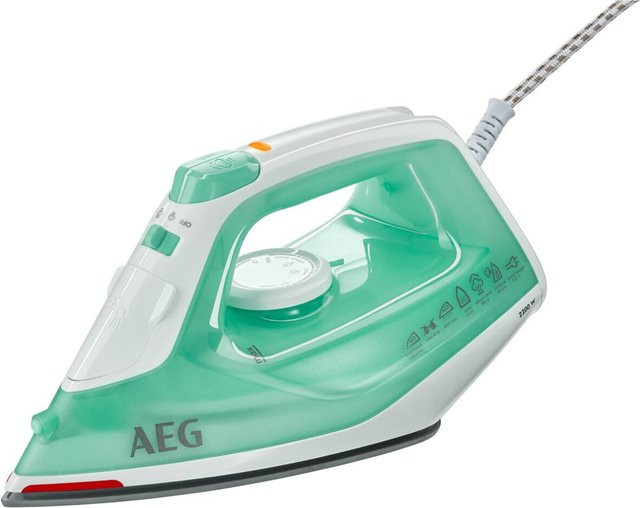 AEG Dampf-Bügelautomat DB1720 EasyLine in Türkis und Weiß mit Edelstahl und Non-Stick-Bügelplatte, B/H/L: 11,6 x 14,3 x 27,4 cm - Bild 1