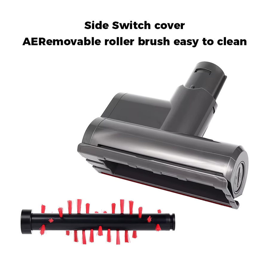Dyson Mini Staubmilbenentfernungsbürste in Grau für V6 DC45 DC58 DC59 DC61 DC62 DC74 - Bild 4
