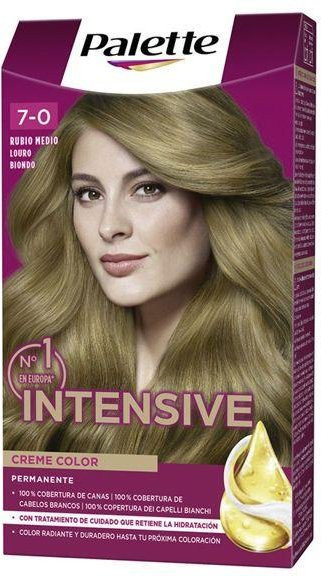 Schwarzkopf Palette Intensive Tönung #7-mittelblond, Marulaöl - Bild 1