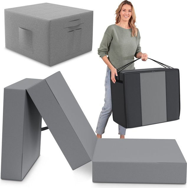 eloneo Spar-Set Klappmatratze Gästematratze Grau inklusive Husse und Transporttasche B/T/H: 75 x 195 x 15 cm - Bild 1