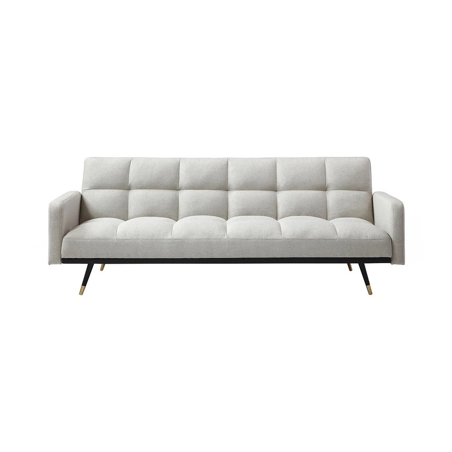 Schlafsofa Rorema in Beige mit Stoffbezug und Schlaffunktion, Breite: 193 cm - Bild 2