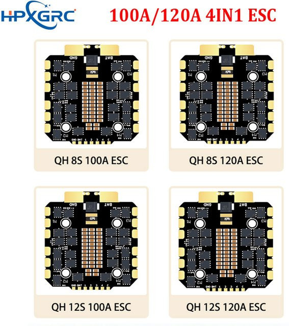 HawkSpeed 4in1 ESC 3-12S DSHOT300/DSHOT600/PWM/BIDIRECTIONALDSHOT, für RC FPV Racing Drone - Bild 1