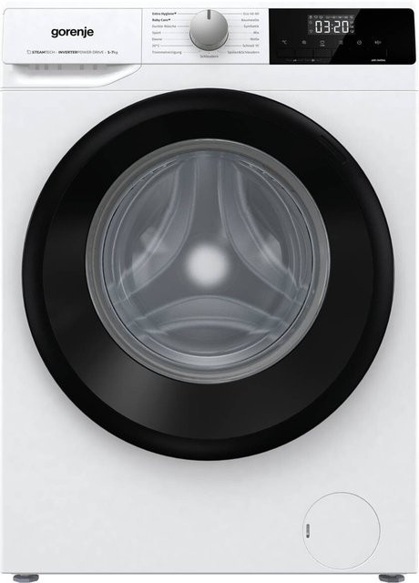 Gorenje Waschmaschine W2NHEI74SAPS/DE in Weiß mit 7 kg Waschkapazität, Aquastop und Dampfprogrammen, B/H/T: 59,5 x 85 x 47 cm - Bild 1