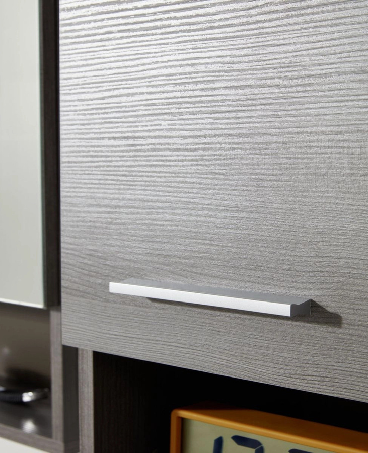 Trendteam Bad-Hochschrank Runner Sardegna grau Rauchsilber B/T/H: 30 x 31 x 190 cm - Bild 4