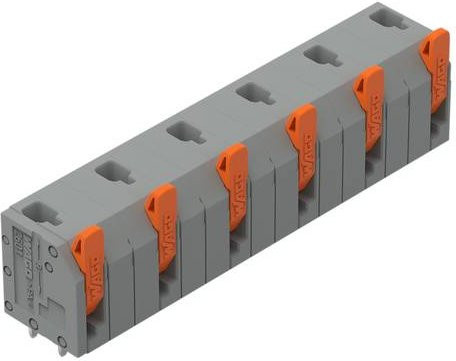 WAGO 2601-3506 Leiterplattenklemme Grau 30 Stück - Bild 1