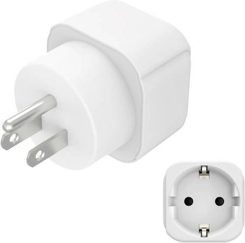 Hama Reiseadapter Typ B in Weiß für USA, Kanada, Karibik, Japan und Ostasien - Bild 1