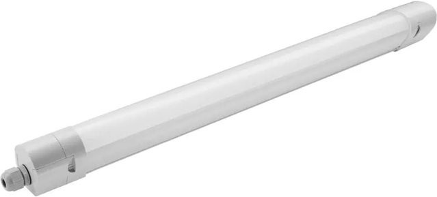 ENOVALITE PRO LED Feuchtraumleuchte Wannenleuchte in Weiß, 18W, 2070Lm, 4000K Neutralweiß, IP65, durchschleifbar, Länge: 65 cm - Bild 1