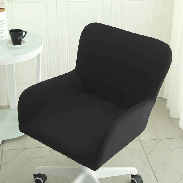 Yiran Furniture Elastischer Bürostuhlbezug in Schwarz, Universeller Sitzbezug für Drehstühle und Computerstühle aus Polyester, B/T/H: 32 x 35 x 40 cm - Bild 1