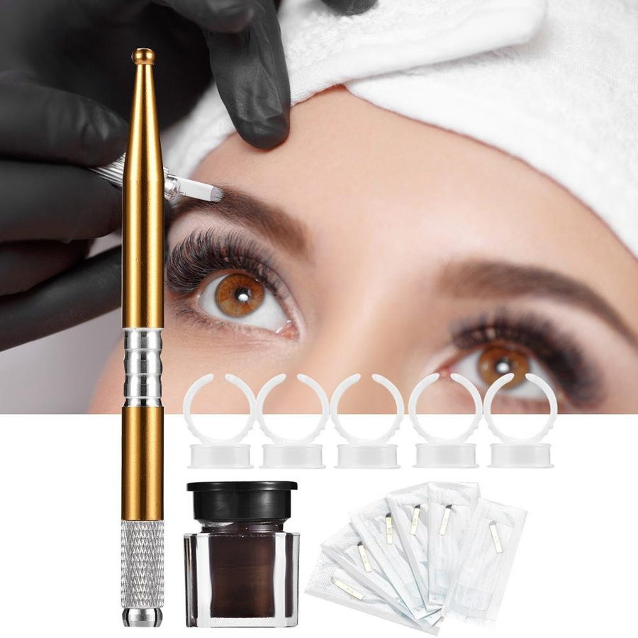 Semipermanentes Tattoo Übungswerkzeug Set Microblading - Bild 3