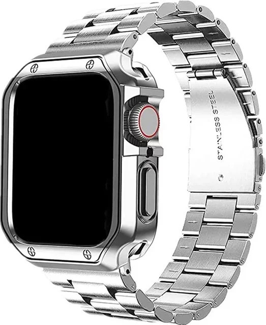 Uhrenarmband Edelstahl, Silber, Unisex - Bild 1