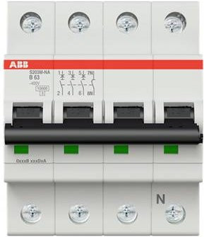 ABB S203M-B63NA Leitungsschutzschalter 63A 400V 2CDS273103R0635 - Bild 1
