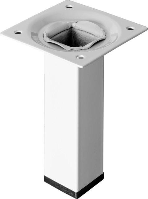 Hettich Tischbein Weiß B/T/H: 2,5 x 2,5 x 10 cm - Bild 1