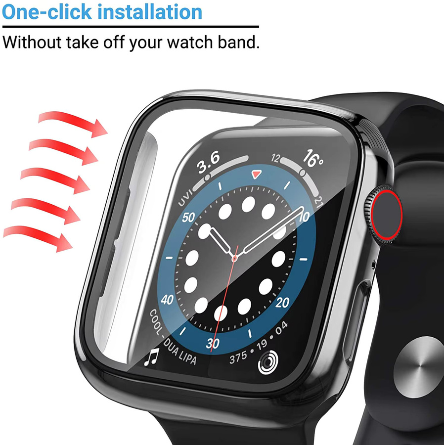Displayschutz für Apple Watch, vergoldet, Gehäuse 38-45 mm - Bild 3