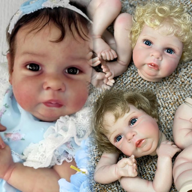 AnjoDoll Miley Reborn Baby Doll Kits, Reborn Puppe Teile Set - Bild 1