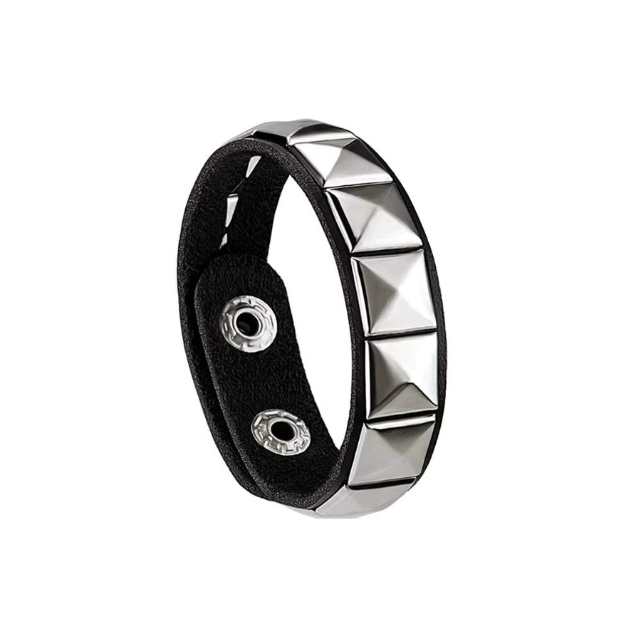 SUMENG Armband, Nieten, Silber, Unisex - Bild 4