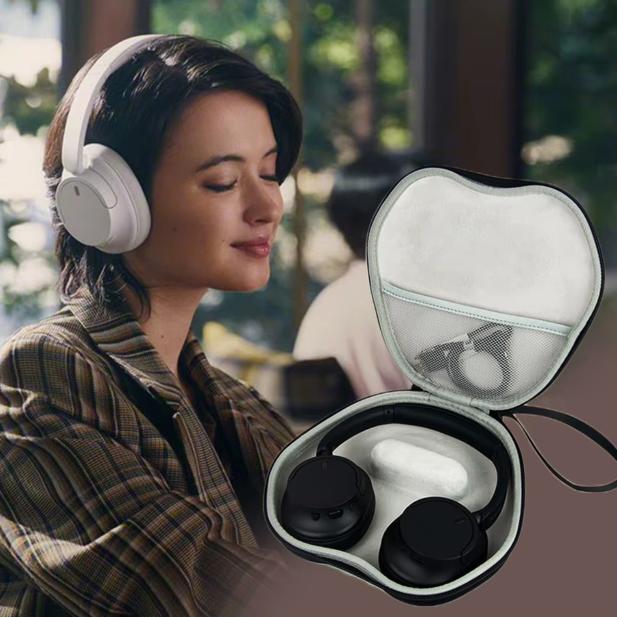 Tragetasche für Sony WH-CH720N und WH-CH520 Kopfhörer sowie diverse andere Modelle in Schwarz oder Grau - Bild 2