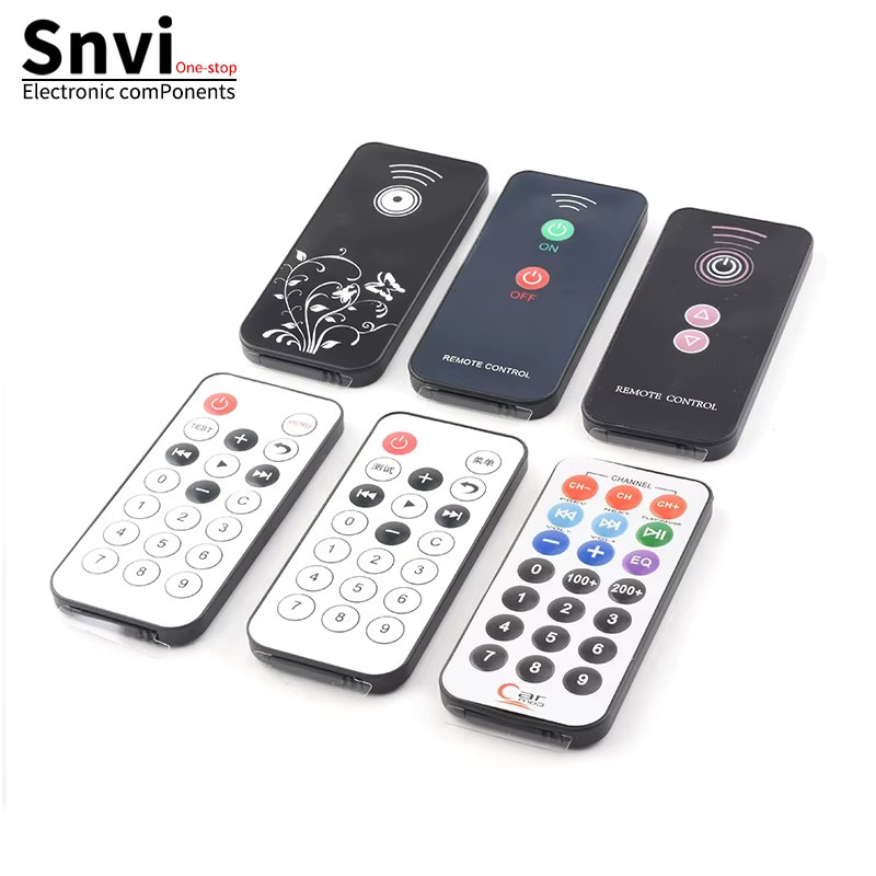 SNVI IR-Fernbedienungsmodul mit Fernsender und Empfänger in Schwarz (3V/5V/12V/24V) - Bild 2