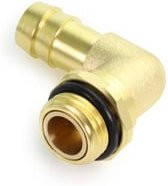 Alphacool ES Winkeladapter 90 Grad drehbar G1/4 in Gold - Bild 1