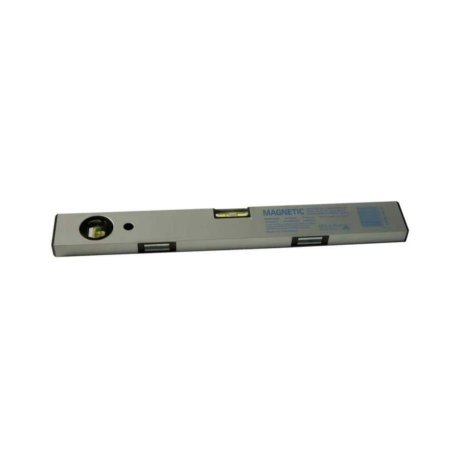 Richter 1080-M Magnetwasserwaage in Silbereloxiert, Länge: 40 cm - Bild 2