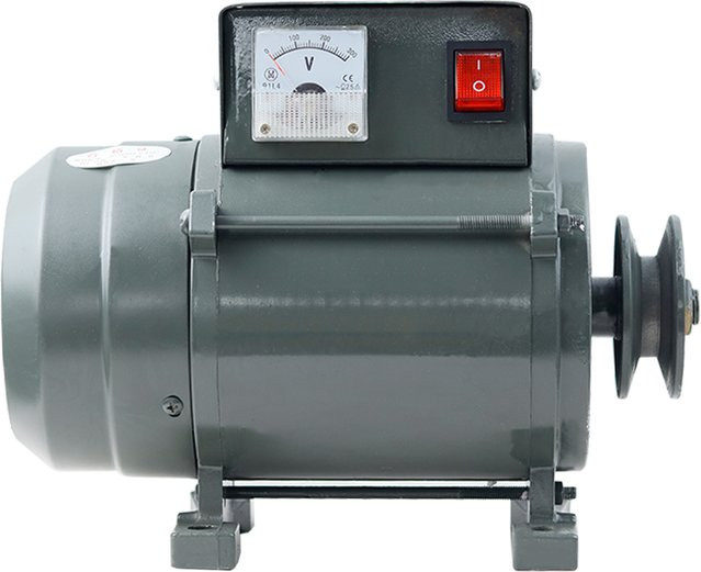 XMSJ Permanent Magnet Generator Typ Riemenscheibe mit Kupferdraht für Dieselmotoren, 220 V, 3500 W/500 W, Grau - Bild 1