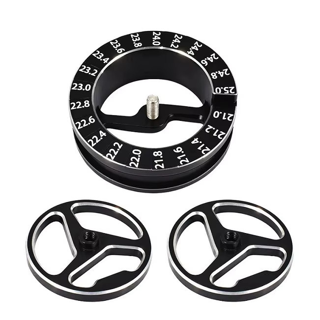 E-Star Hub Achseinstelllineal für 1/10 RC Car Repair Tool, Zubehör, Schwarz, Metall - Bild 5