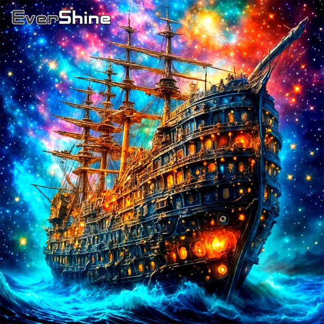 Evershine DIY Schiff Diamant Stickerei, Bastelset, Landschaft, Bunt / Mehrfarbig - Bild 1