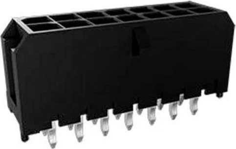 Amphenol Einbau-Stiftleiste Standard 10127721-121GLF in Schwarz - Bild 1