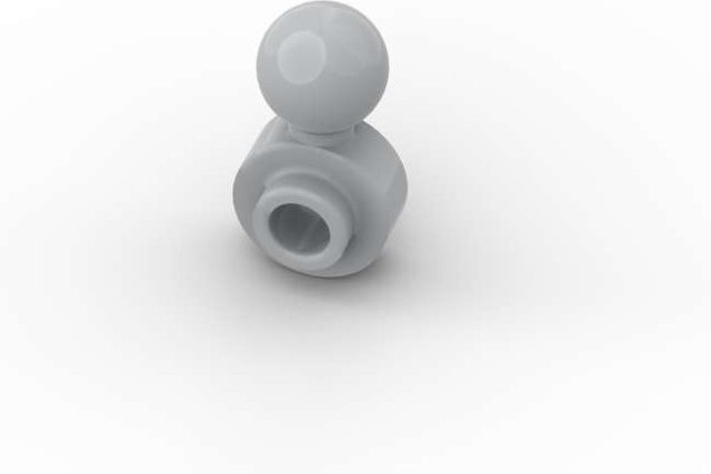 Yiran toy Bausteine Kit 10-teiliges Set Platte Rund 1x1 Mit Anhängerkupplung - Bild 1