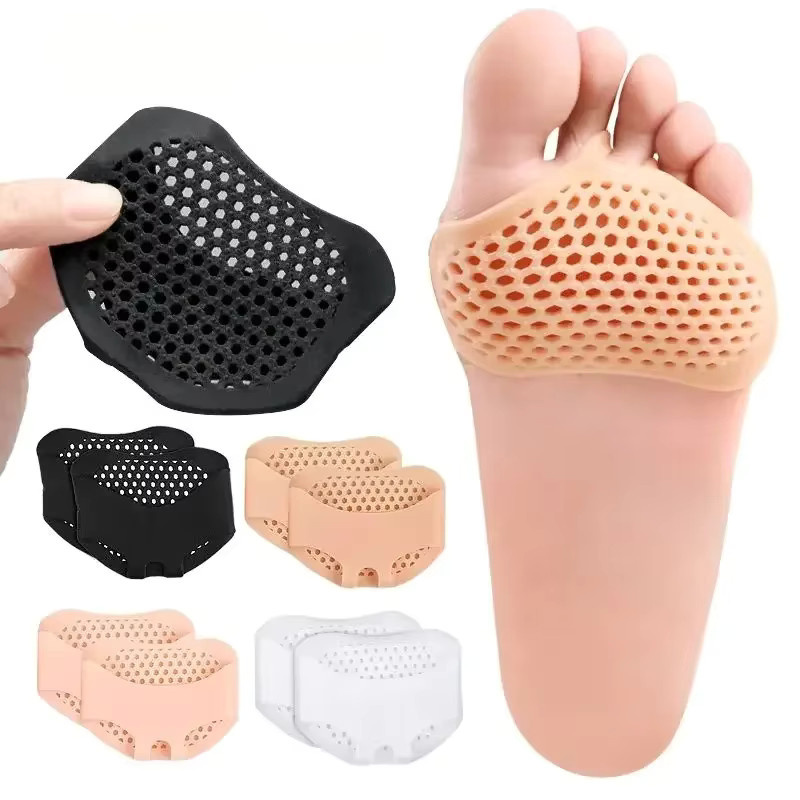 SMATLELF Silikon Waben Gel Vorfuß Pads für Damen, Schuh Pad Einlegesohlen - Bild 4