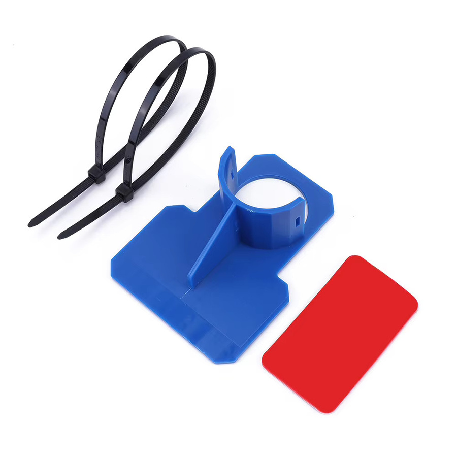 Intex Schwimmbad Rohrhalterung für oberirdische Pools, unterstützt Rohre von 30-38 mm, inklusive Kabelbindern, Grau/Blau - Bild 2