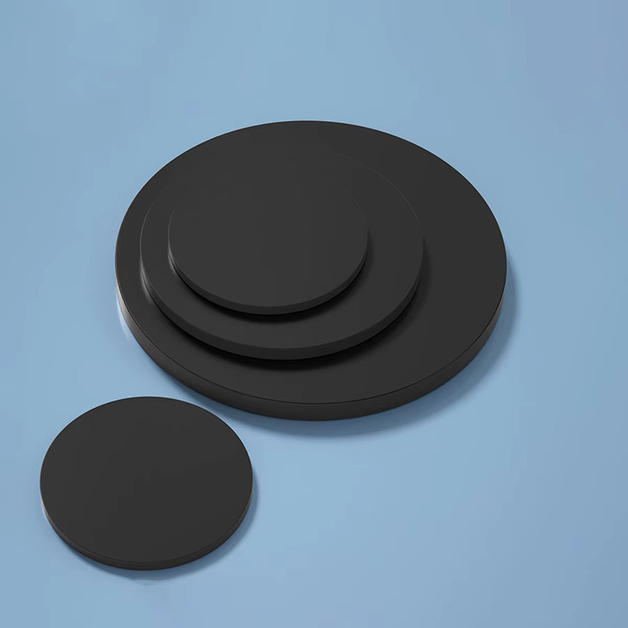 Runde Polypropylenplatte aus schwarzem Kunststoff mit verschiedenen Durchmessern und einer Dicke von 1 bis 20 mm - Bild 3