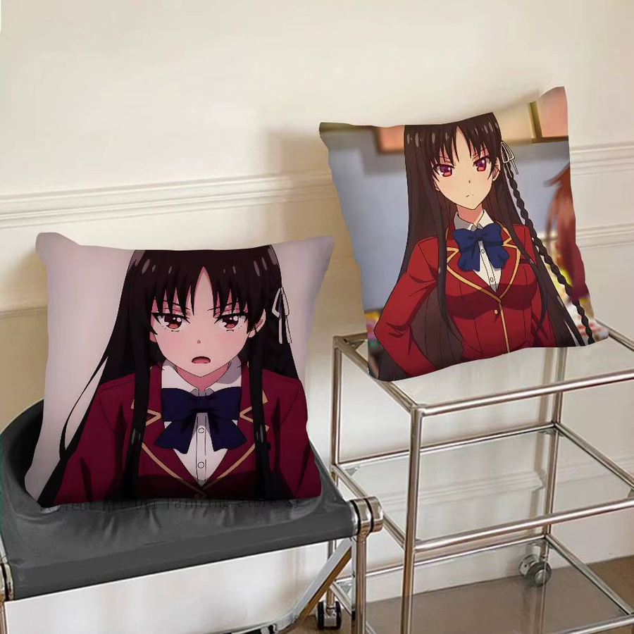 C-Classroom Of The E-Elite Anime-Kissenbezug, quadratischer Kissenbezug in Multicolour, B/B/B: 40 x 40 x 40 cm - Bild 3