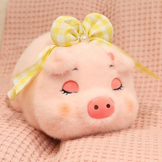 Yiran Health & Beauty Schwein Plüschtier, Rosa, 40cm - Bild 1
