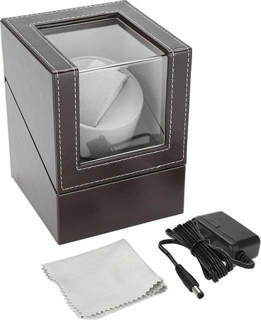 KONNWEI Uhrenbeweger, Automatik, Mechanisch, PU, Braun gray, Herren