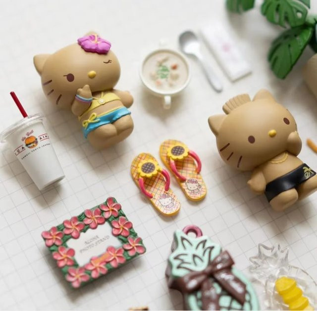 Sanrio Kuromi Sommerurlaub Blind Box, Puppe, Schwarz, Bunt / Mehrfarbig - Bild 1