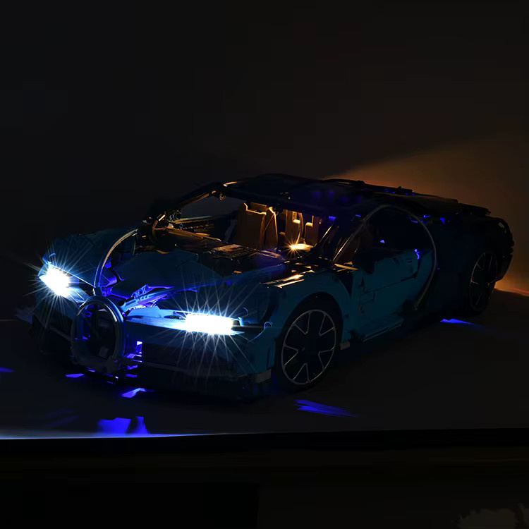 LED-Lichtset in Schwarz für LEGO Bugatti Chiron 42083 Bausteine als dekorative Lampe - Bild 3
