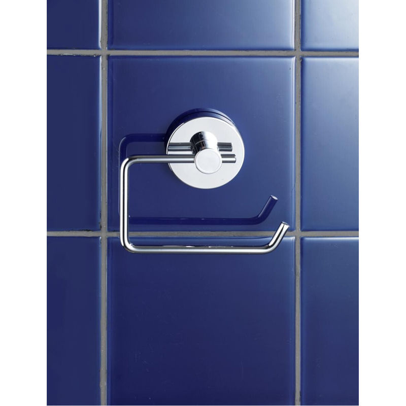 Wenko Vacuum-Loc Toilettenpapierhalter Milazzo in Chrom und Weiß - Bild 2