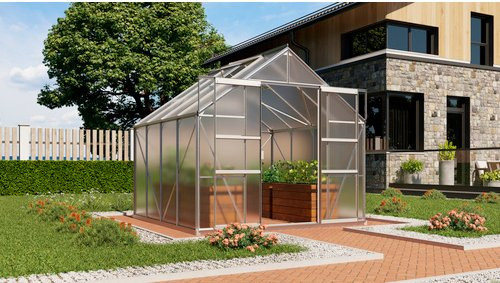 VITAVIA Gewächshaus Mars Plus 6700 in Grün mit Aluminiumrahmen, B/H/T: 195 x 197 x 131 cm - Bild 1