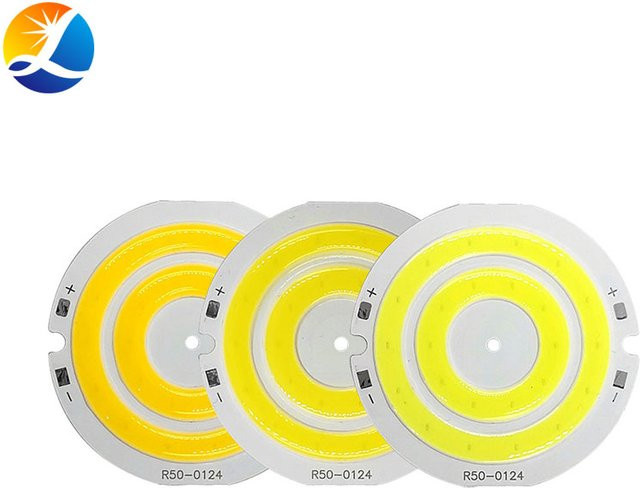 Runde COB-LED-Lampe mit Doppelring-Design, 5W, Durchmesser: 50 mm, 3,7 V - Bild 1